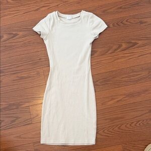 Garage Cream Mini Dress